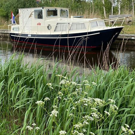 Boat Ella - Kamperen Op Het Water -Niet Om Mee Te Varen -Read Host Profile-Lees Hostprofiel Jutrijp Exterior foto